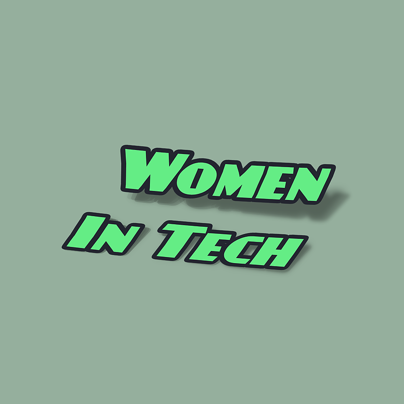 استیکر women in tech