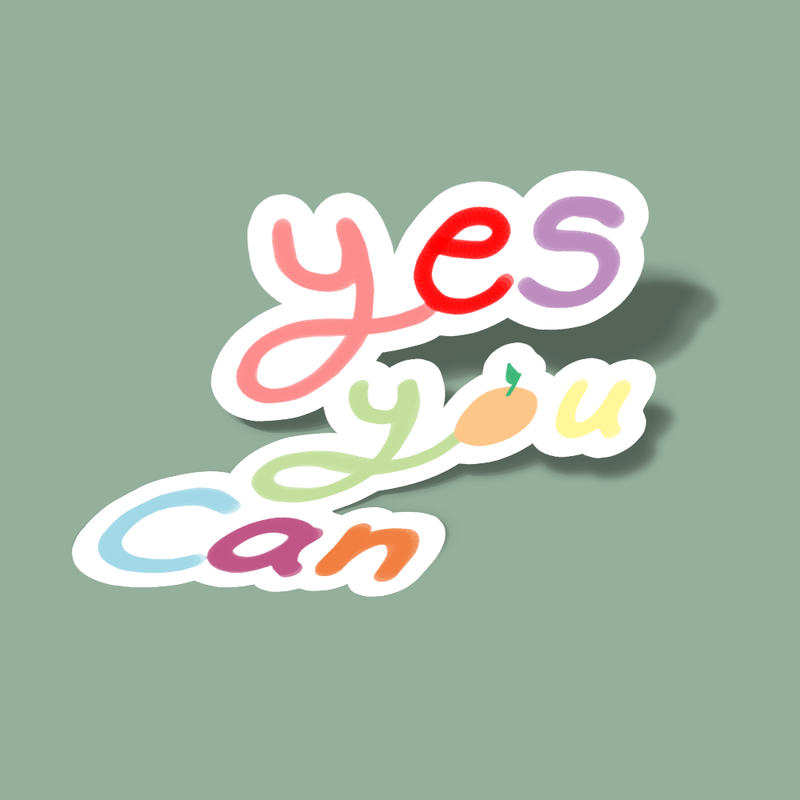 استیکر yes you can