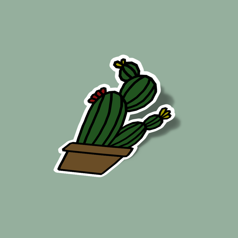 استیکر Cactus (minimal)