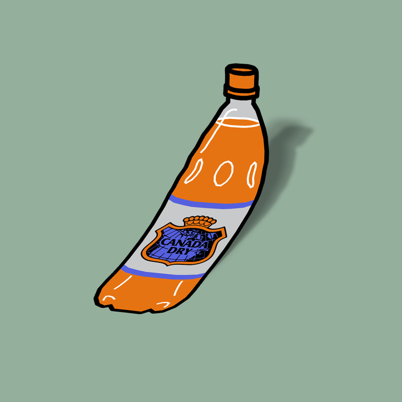 استیکر CanadaDry Orange (drink)