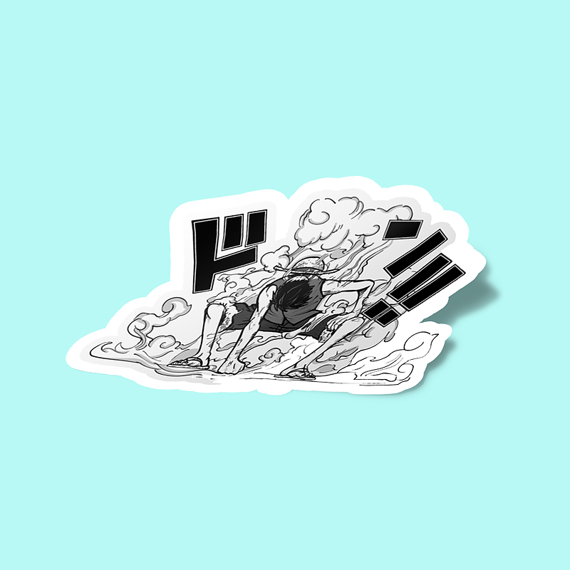 استیکر One Piece - Luffy gear 2nd Sticker