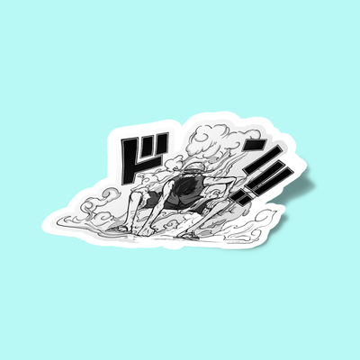 استیکر One Piece - Luffy gear 2nd Sticker