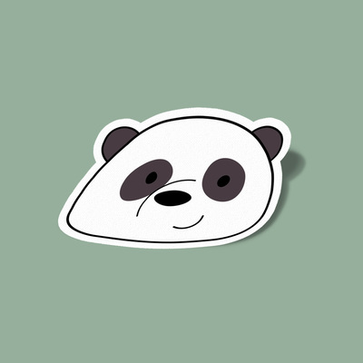 استیکر panda bear