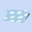 کارت استیکر cloud background