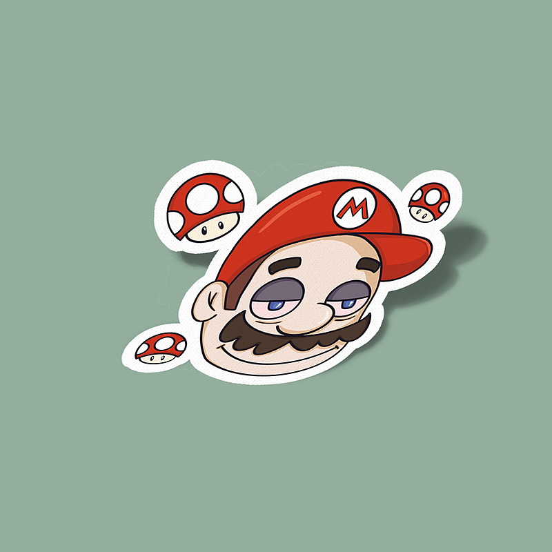 استیکر Real Mario