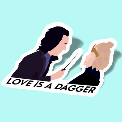استیکر Loki-2 love is a dagger