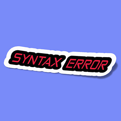 استیکر Computer Eng-16 Syntax Error 