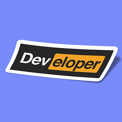 استیکر Computer Eng-18 Developer 