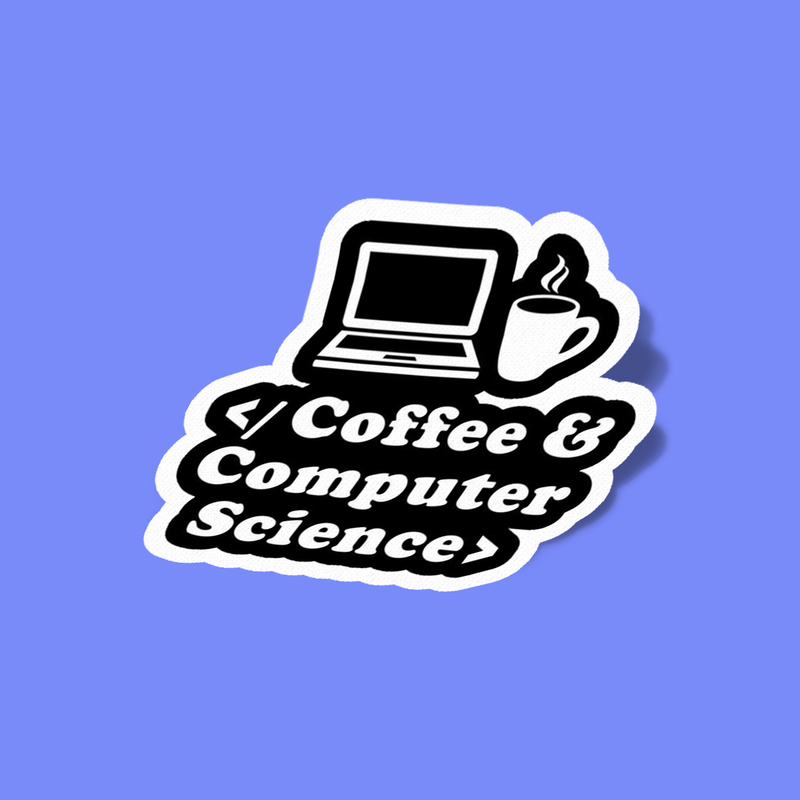 استیکر Computer Eng-38 Coffee 
