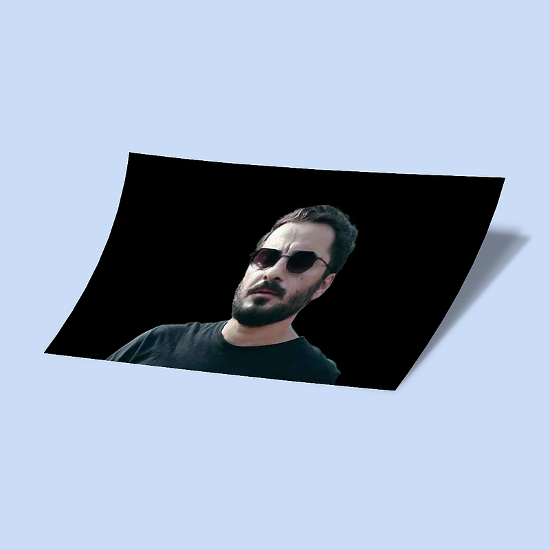 کارت استیکر من غنی ام-3