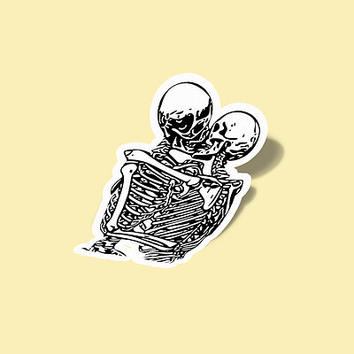 استیکر Skeleton-8