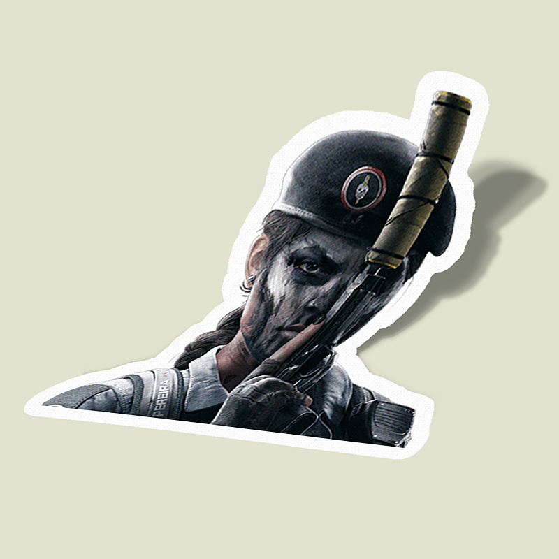 استیکر Rainbow Six Siege-7 Operator Caveira