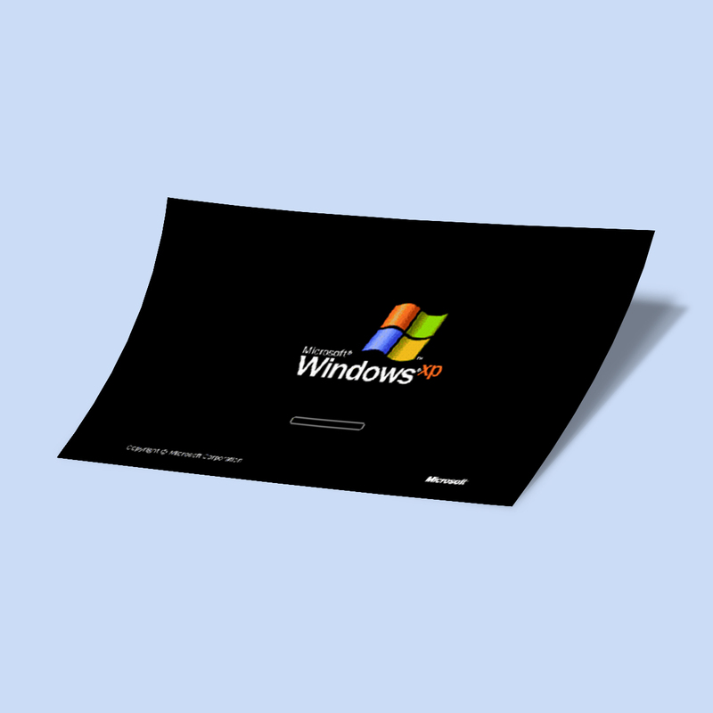 کارت استیکر Windows XP