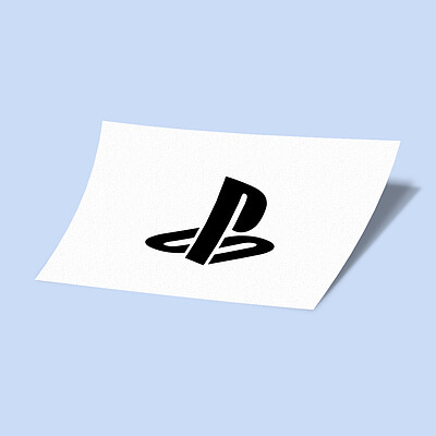 کارت استیکر Playstation Logo-1