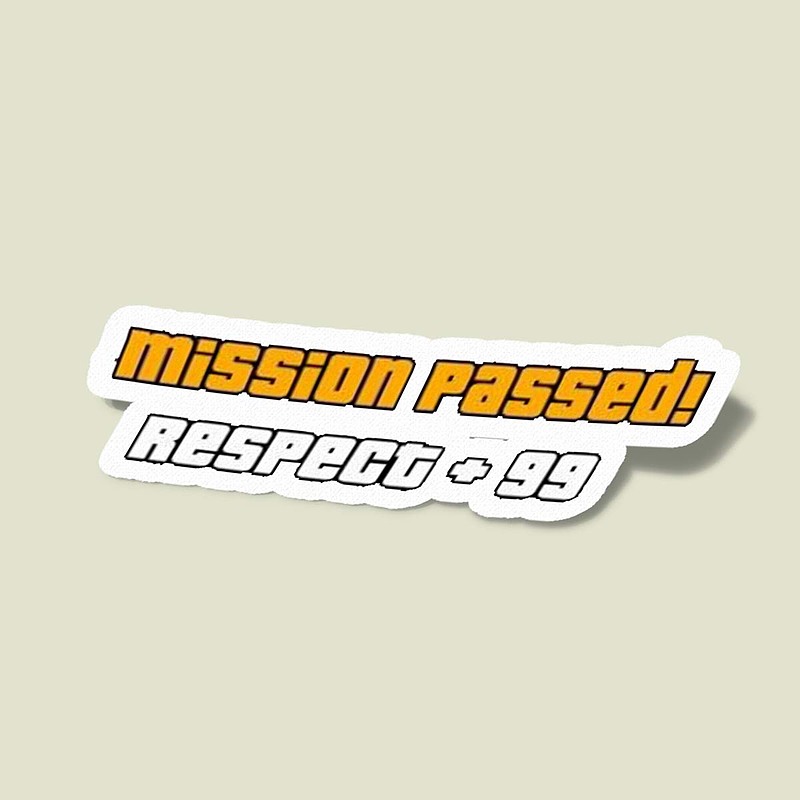 استیکر GTA San Andreas-13 Mission Passed