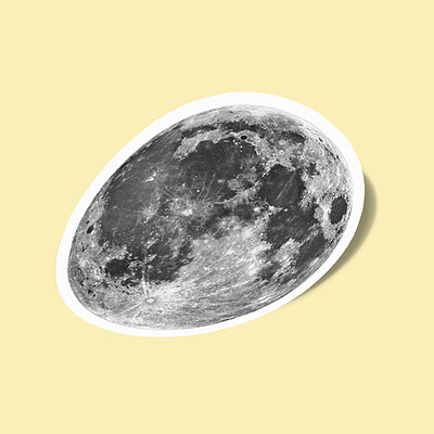 استیکر Moon-5