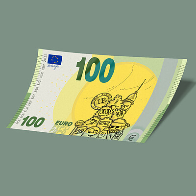 کارت استیکر Euro