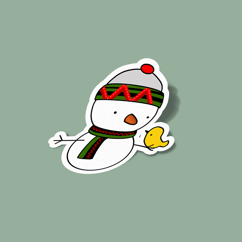 استیکر Snowman