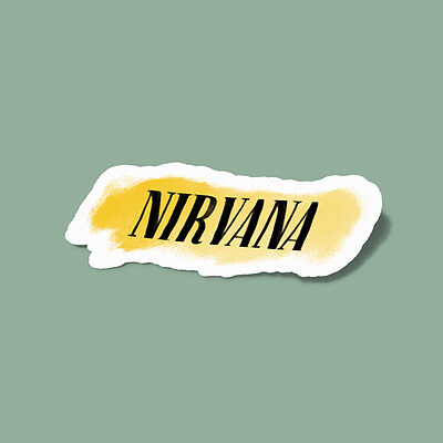 استیکر Nirvana_Logo