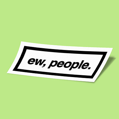 استیکر ew people