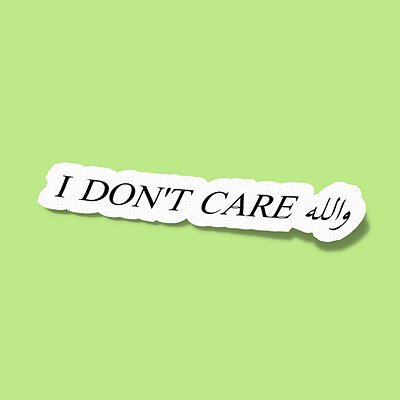 استیکر I DON'T CARE-1