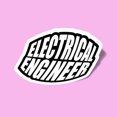 استیکر Electrical Engineer-1