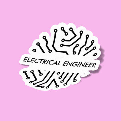 استیکر Electrical Engineer-3