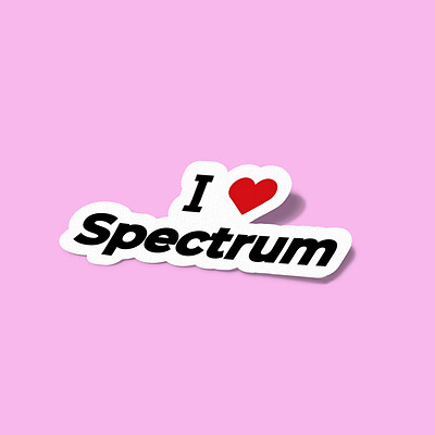 استیکر I Love Spectrum