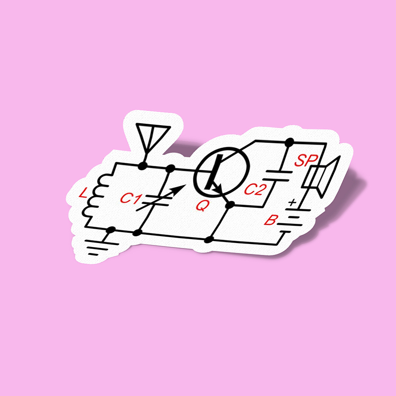 استیکر Radio Circuit-1