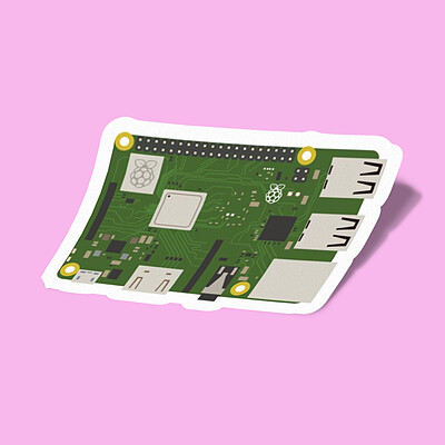 استیکر Raspberry pi-2