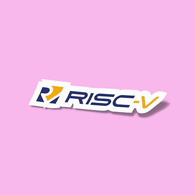 استیکر RISC-V Computer Logo