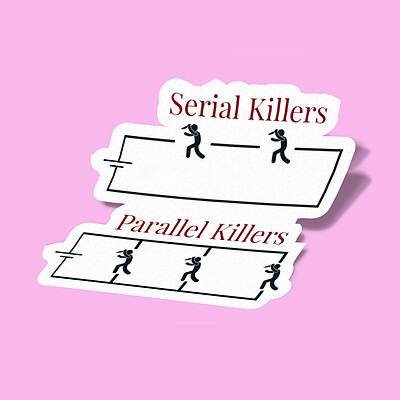 استیکر Serial Killers, Parallel Killers