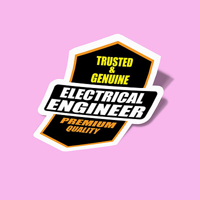 استیکر Trusted and Genuine Electrical Engineer