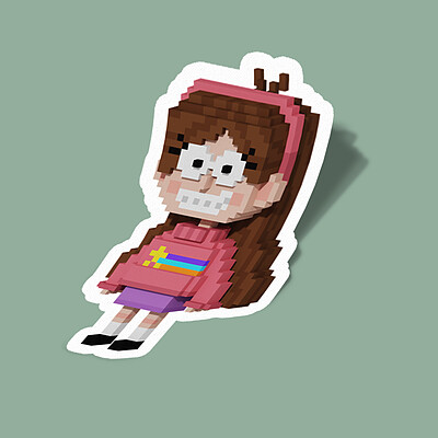 استیکر Mabel