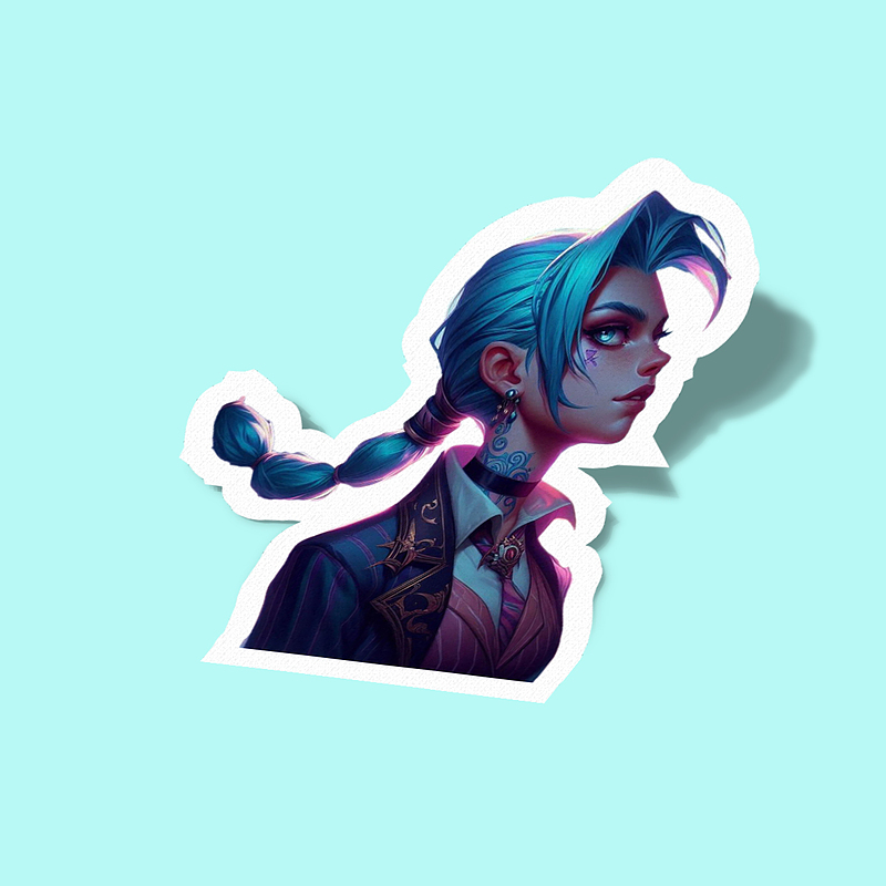 استیکر Arcane-18 Jinx Art