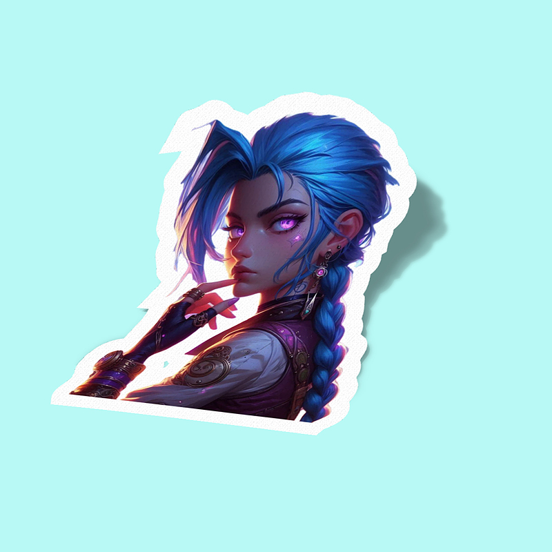 استیکر Arcane-19 Jinx Art