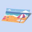 کارت استیکر Beach-02 (مخصوص توبانک)