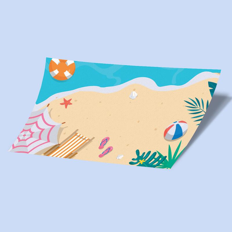 کارت استیکر Beach-03 (مخصوص توبانک)