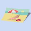 کارت استیکر Beach-04 (مخصوص توبانک)