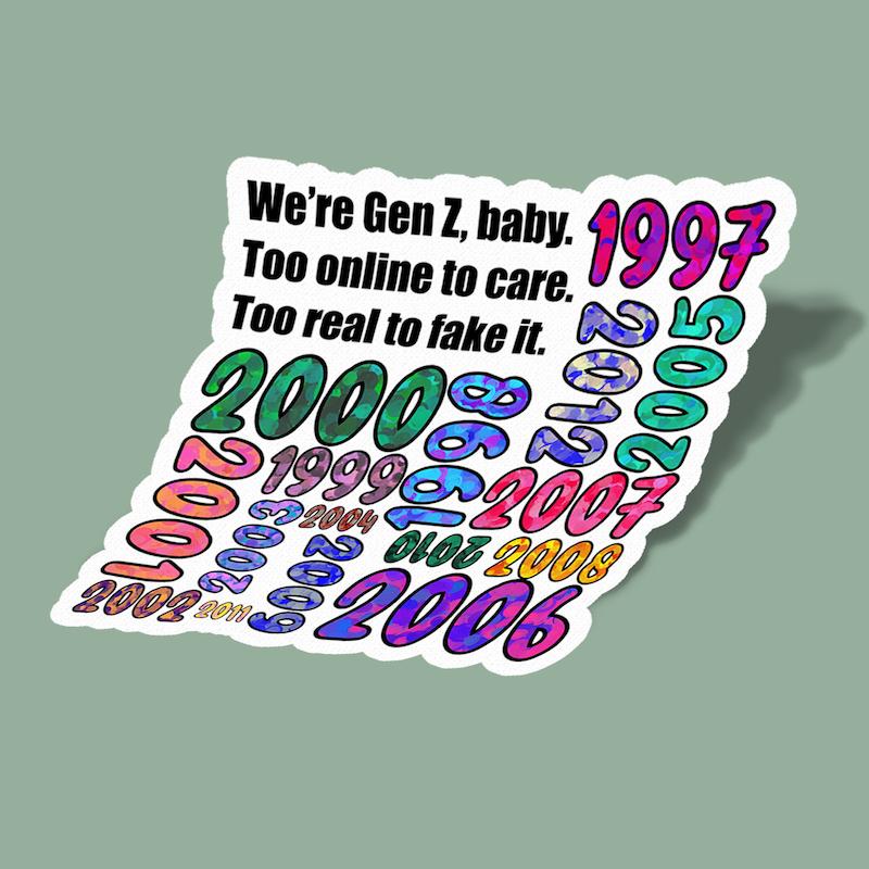 استیکر Gen Z-1