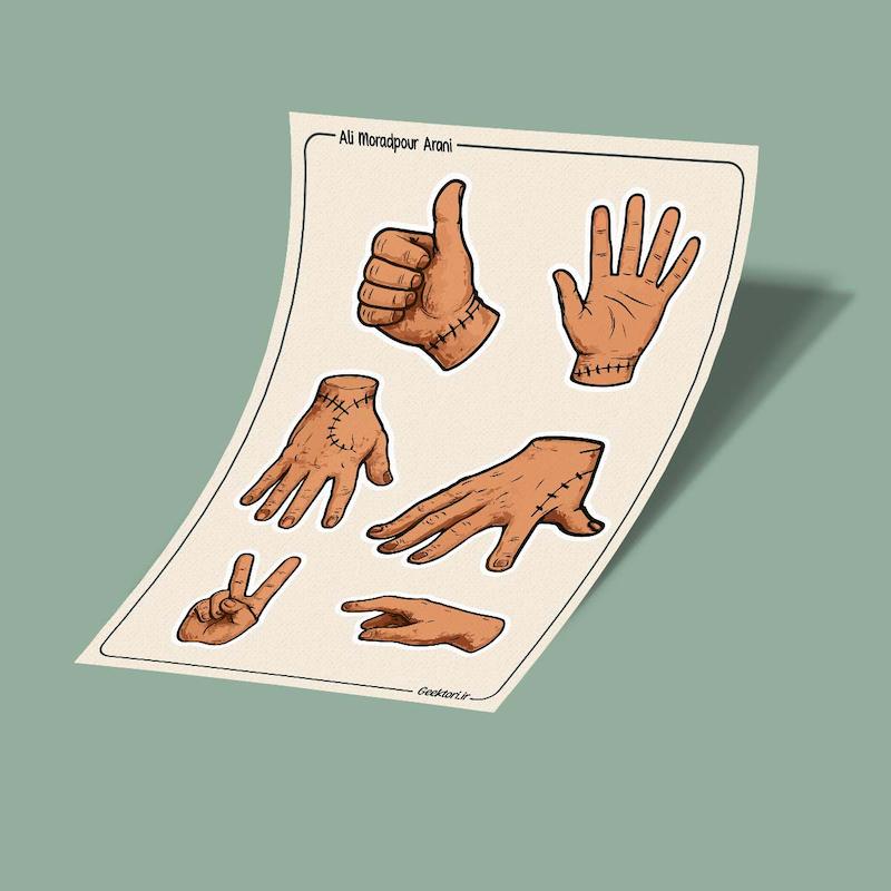 استیکرشیت ونزدی-Wednesday02