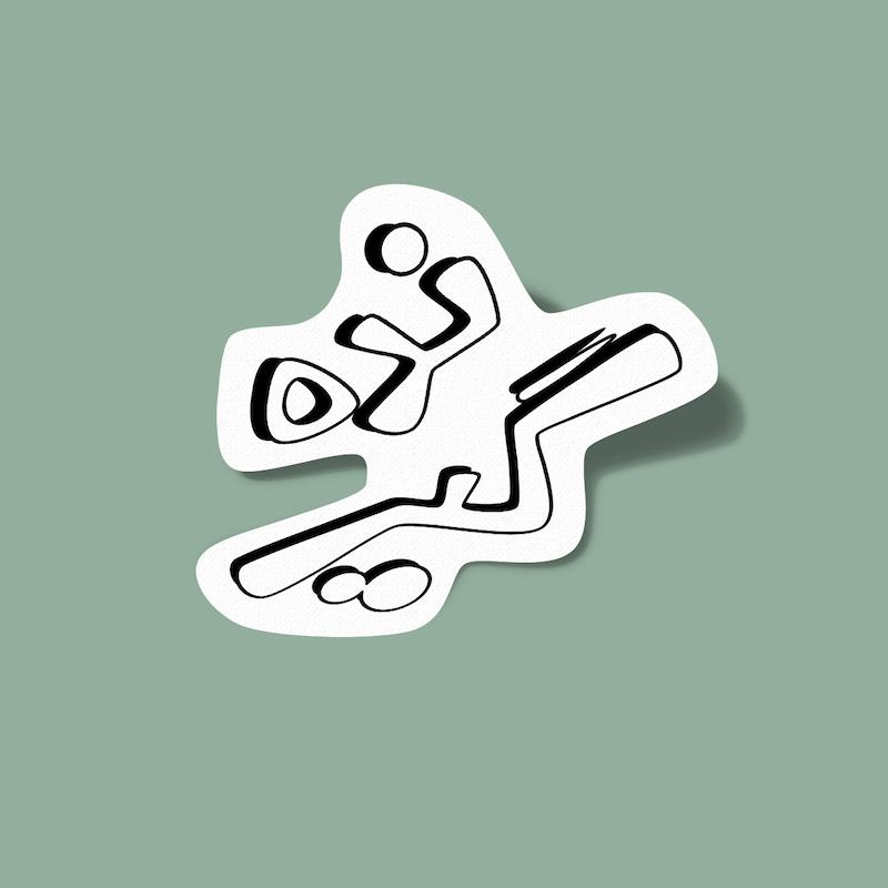 استیکر گیر نده -۱
