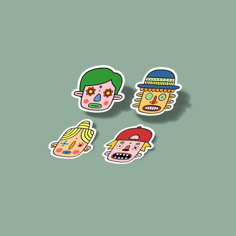 استیکر اهالی دارغوزآباد - ۱