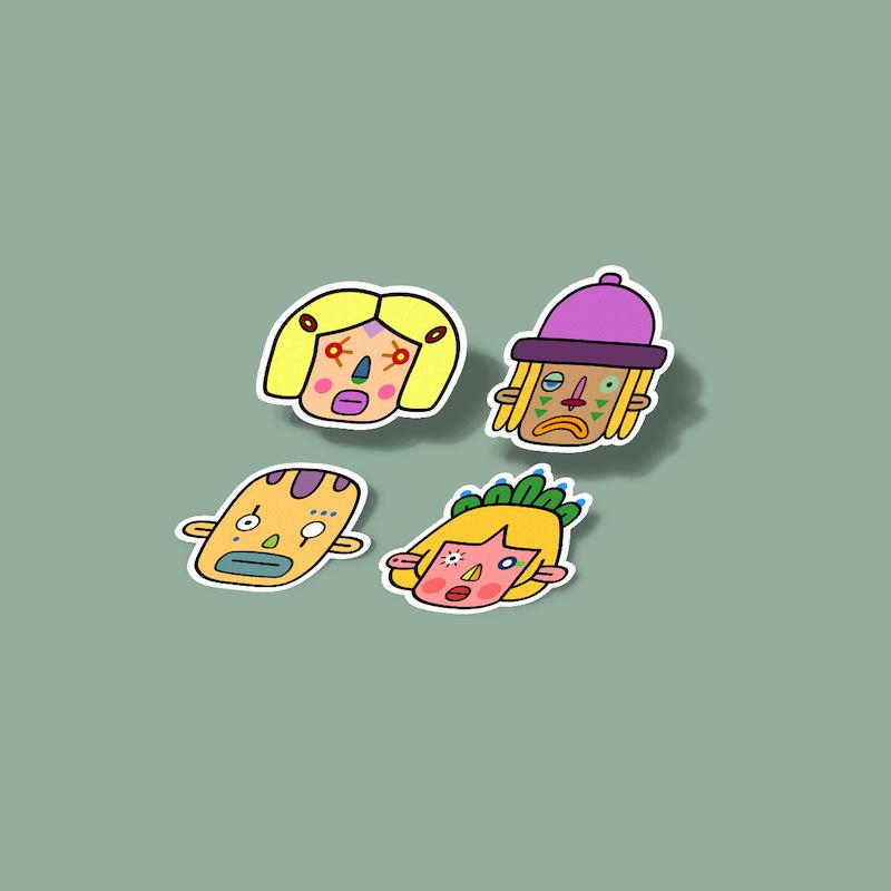 استیکر اهالی دارغوزآباد - ۳