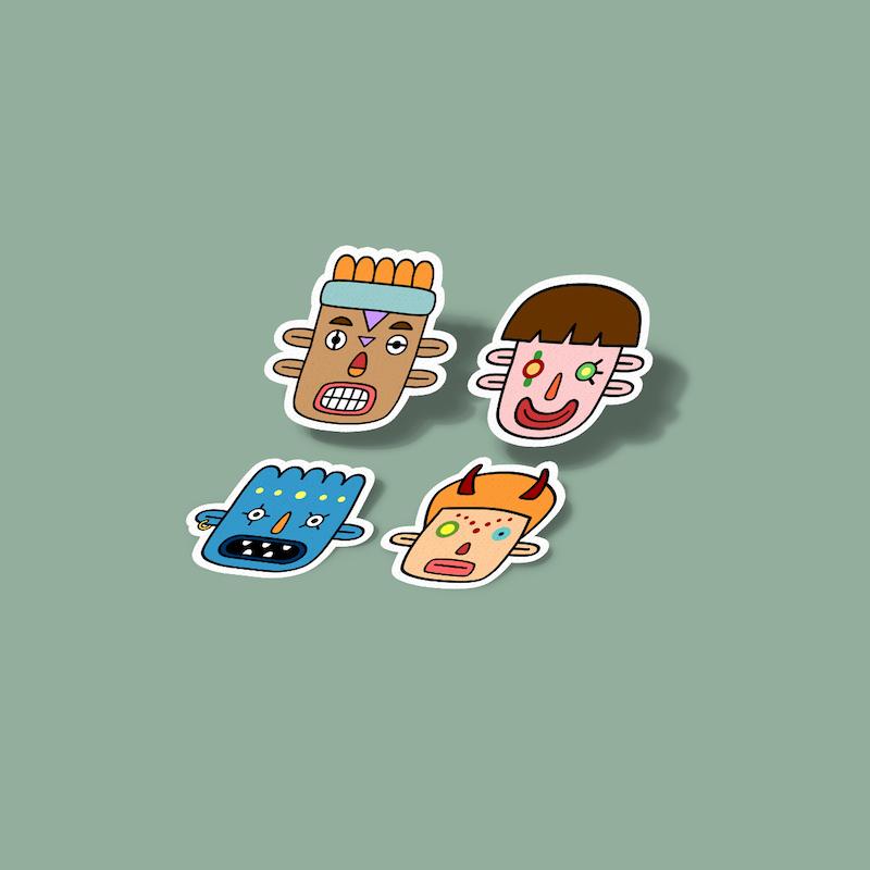 استیکر اهالی دارغوزآباد - ۲