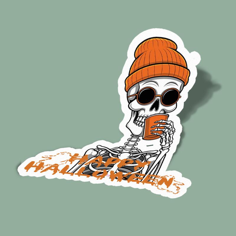 استیکر مستر جمجمه