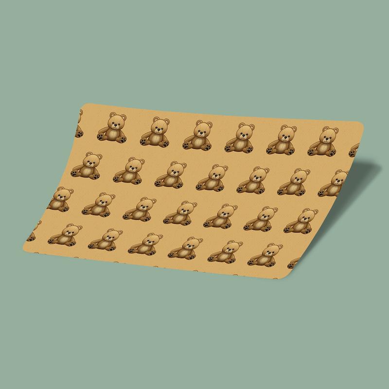 کارت استیکر خرسی