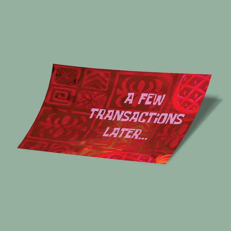 کارت استیکر TRANSACTIONS