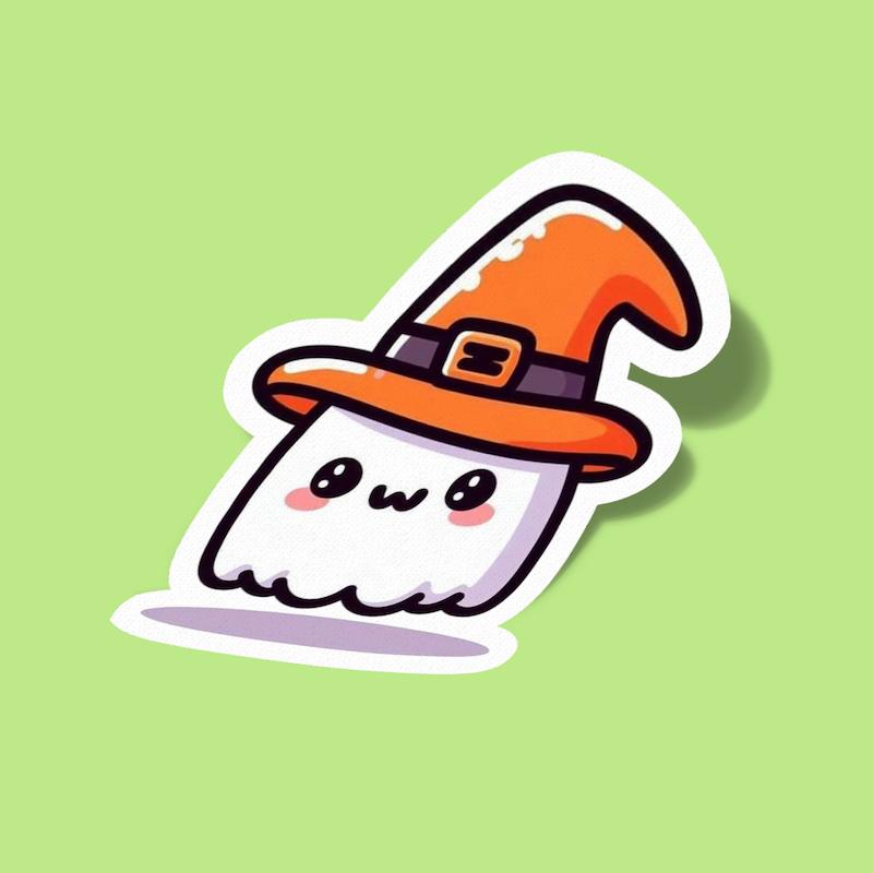 استیکر Halloween-7 روح کیوت