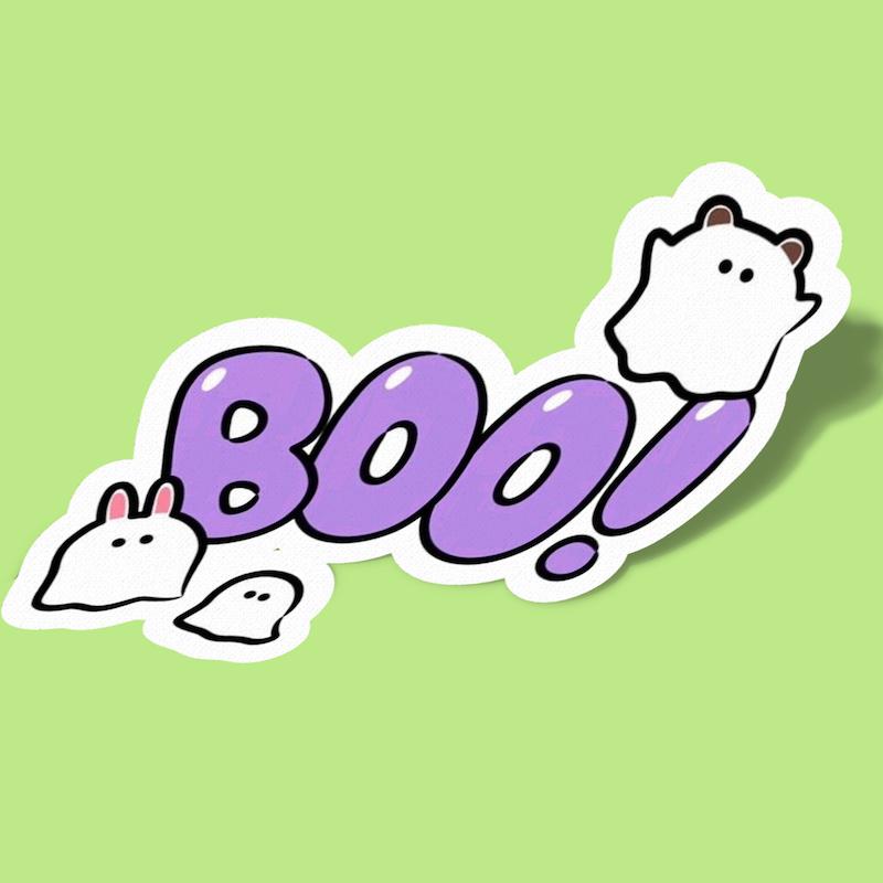 استیکر Halloween-8 BOO